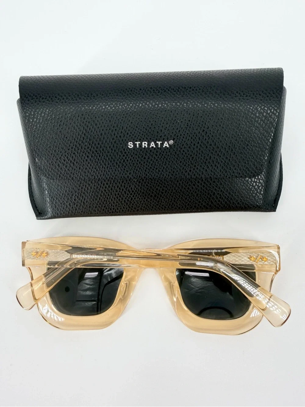 STRATA Roadcage Clear Acetate Sunglasses